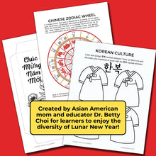 Load image into Gallery viewer, Lunar New Year Around the World Ebook & Activity Pack