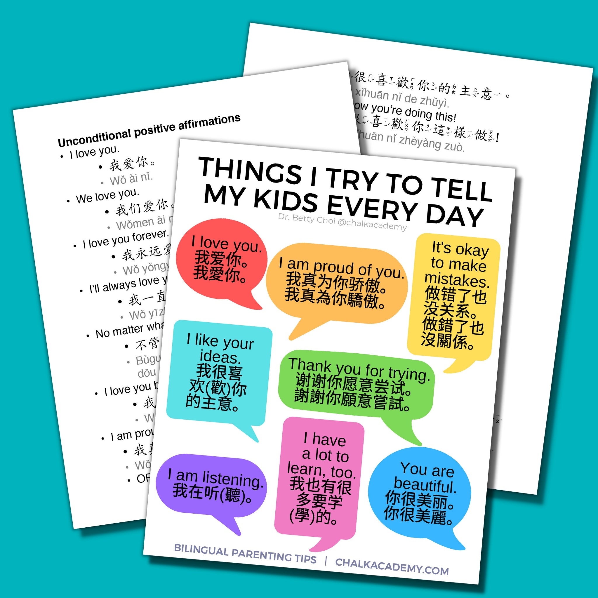 Chinese Positive Affirmations For Kids Chalk Academy chinese-positive-affirmations-for-kids-chalk-academy