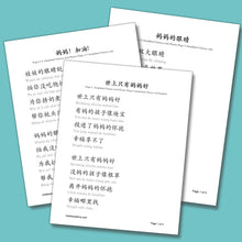 Load image into Gallery viewer, Chinese Mother's Day Song Lyrics