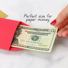 Load image into Gallery viewer, Printable Chinese Red Envelope 福 - Lunar New Year Activity fits regular paper money for gifts
