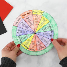 Load image into Gallery viewer, Printable Chinese Zodiac - Find your zodiac animal!