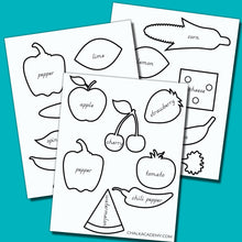 Load image into Gallery viewer, Printable Pretend Play Food