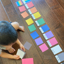 Load image into Gallery viewer, Montessori Colors 3-Part Cards