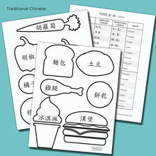 Load image into Gallery viewer, Printable Pretend Play Food