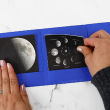 Load image into Gallery viewer, Montessori Moon Phase 3-Part Cards
