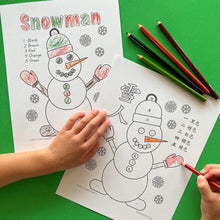 Load image into Gallery viewer, Christmas and Winter Coloring Packet (English &amp; Chinese)
