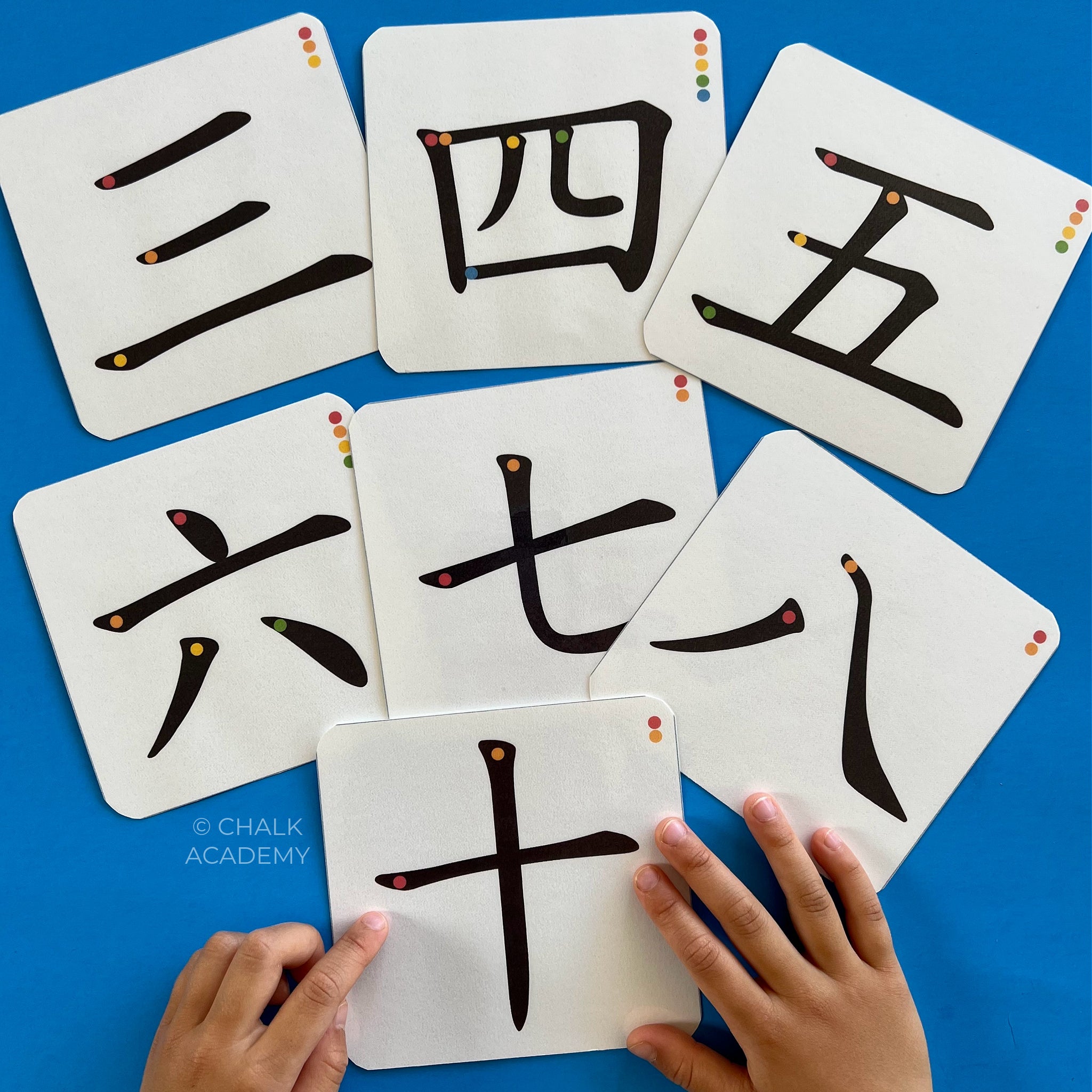 Chinese Numbers Stroke Order Flashcards – Chalk Academy